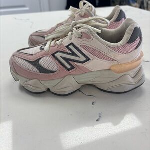 New Balance Pink and Gray Chunky Sneakers